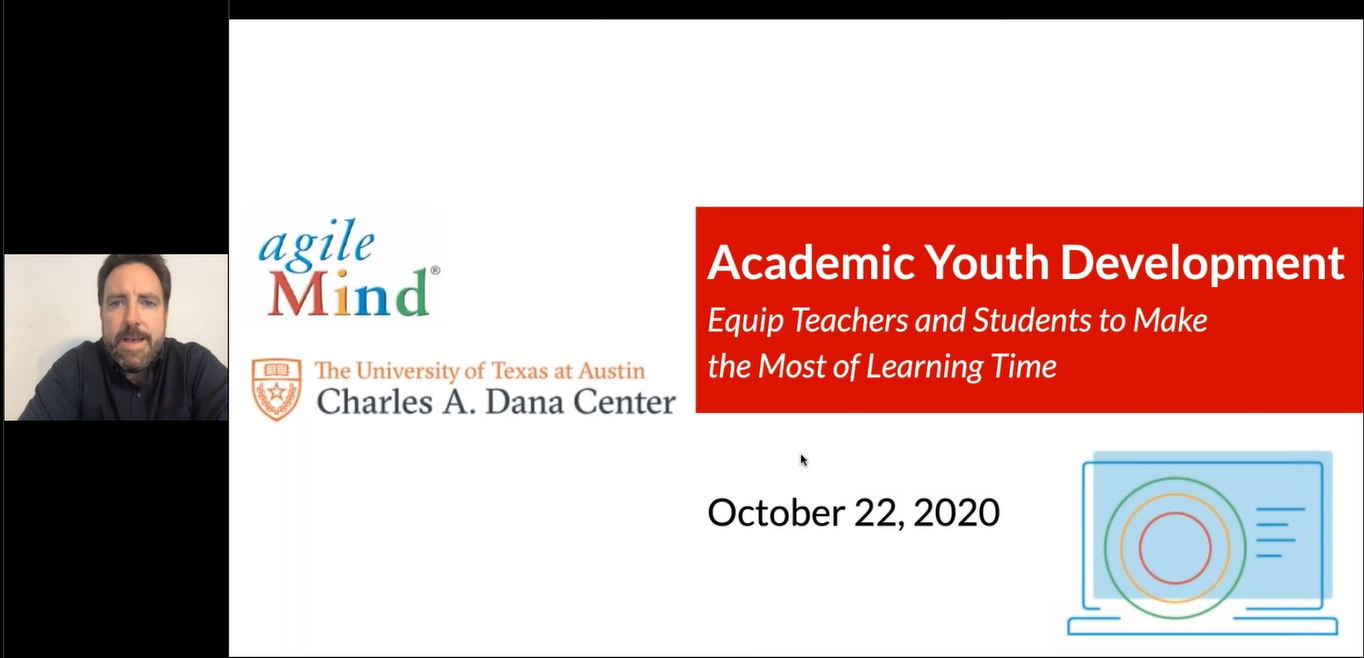 Academic Youth Development 10.22.20 Equip Teachers & Students to Make the Most of Learning Time.