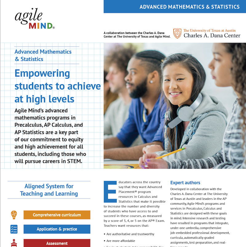 Advanced Mathematics Fact Sheet