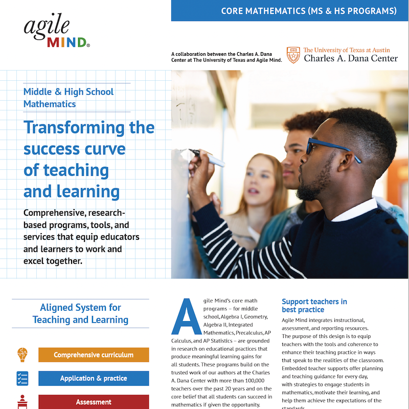 Core Mathematics Fact Sheet