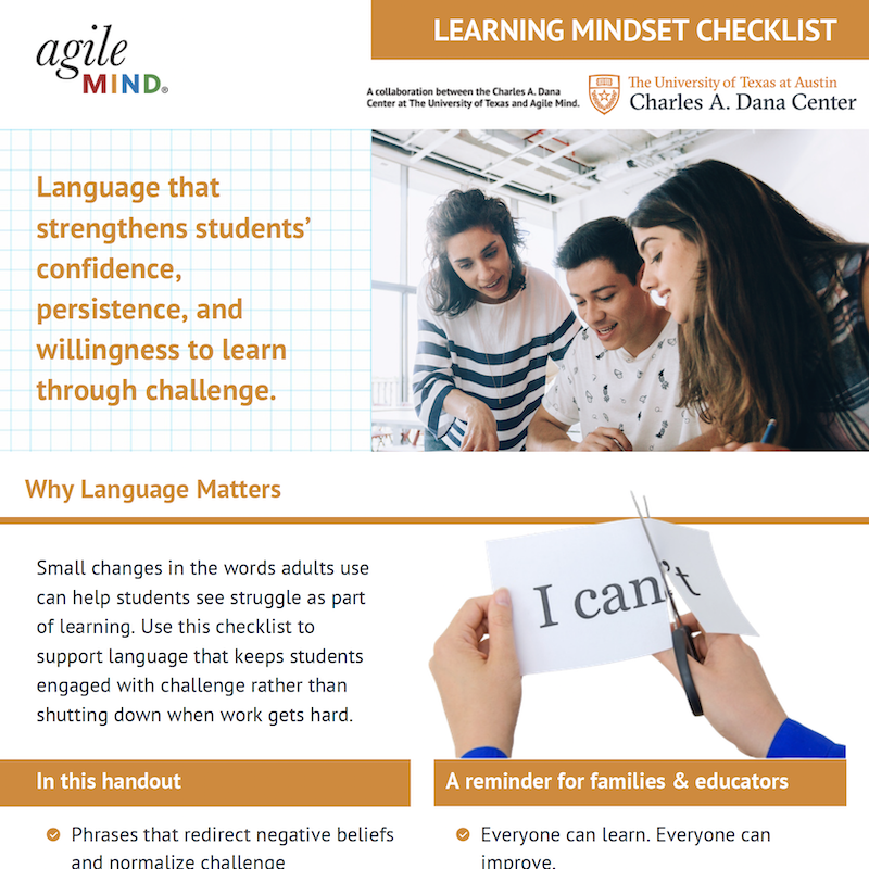 TN AYD Learning Mindset Checklist